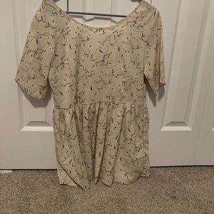 Floral A-line blouse